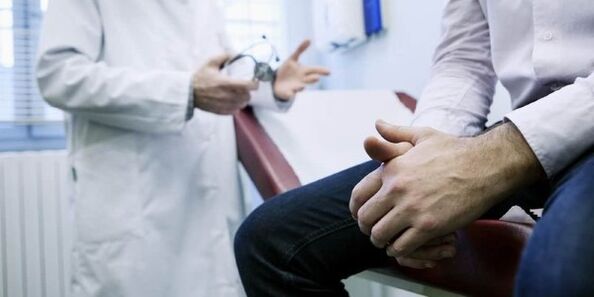 Wegen Prostatitis einen Arzt aufsuchen