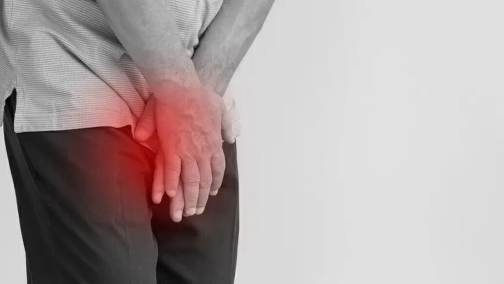 Schmerzen in der Leistengegend bei chronischer Prostatitis
